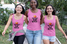 Load image into Gallery viewer, You Can't Play With Us Basketball Unisex Tank Top