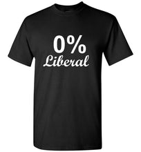 Load image into Gallery viewer, 0% Liberal T Shirt
