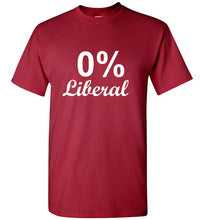 Load image into Gallery viewer, 0% Liberal T Shirt
