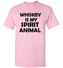 Load image into Gallery viewer, Whiskey is My Spirit Animal T Shirt

