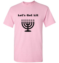 Load image into Gallery viewer, Let's Get Lit Hanukah T Shirt
