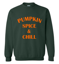 Load image into Gallery viewer, Pumpkin Spice and Chill Sweatshirt
