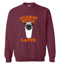 Load image into Gallery viewer, Pugkin Spice Latte Sweatshirt
