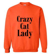 Load image into Gallery viewer, Crazy Cat Lady Sweatshirt
