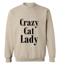 Load image into Gallery viewer, Crazy Cat Lady Sweatshirt
