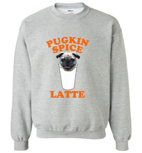 Load image into Gallery viewer, Pugkin Spice Latte Sweatshirt
