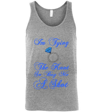 Load image into Gallery viewer, I'm Tying the Knot So Buy Me a Shot Unisex Tank Top

