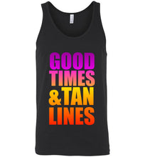 Load image into Gallery viewer, Good Times and Tan Lines Unisex Tank Top
