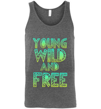 Load image into Gallery viewer, Young Wild and Free Unisex Tank Top - The Glam Foxx
