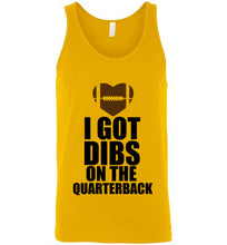 Load image into Gallery viewer, I Got Dibs on the Quarterback Unisex Tank Top
