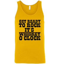 Load image into Gallery viewer, Get Ready To Rock It's Whiskey O'Clock Tank Top
