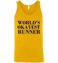Load image into Gallery viewer, World's Okayest Runner Tank Top
