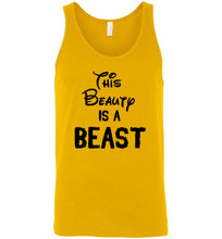 Load image into Gallery viewer, This Beauty is a Beast Unisex Tank Top
