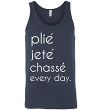 Load image into Gallery viewer, Plie Jete Chasse Unisex Tank Top

