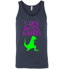 Load image into Gallery viewer, T Rex Hates Burpees Unisex Tank Top
