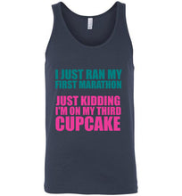 Load image into Gallery viewer, I Just Ran My First Marathon Unsiex Tank Top - The Glam Foxx
