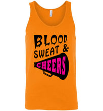 Load image into Gallery viewer, Blood Sweat and Cheers Cheerleader Tank Top
