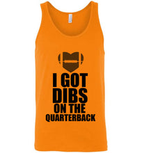 Load image into Gallery viewer, I Got Dibs on the Quarterback Unisex Tank Top
