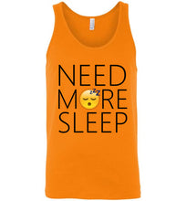 Load image into Gallery viewer, Need More Sleep Unisex Tank Top
