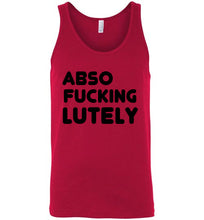 Load image into Gallery viewer, Abso Fucking Lutely Unisex Tank Top - The Glam Foxx
