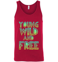 Load image into Gallery viewer, Young Wild and Free Unisex Tank Top - The Glam Foxx
