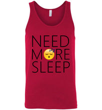 Load image into Gallery viewer, Need More Sleep Unisex Tank Top

