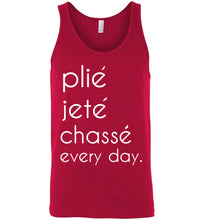 Load image into Gallery viewer, Plie Jete Chasse Unisex Tank Top
