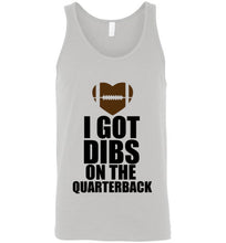 Load image into Gallery viewer, I Got Dibs on the Quarterback Unisex Tank Top
