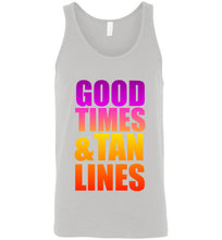 Load image into Gallery viewer, Good Times and Tan Lines Unisex Tank Top
