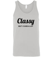 Load image into Gallery viewer, Classy But I Cuss a Lot Unisex Tank Top
