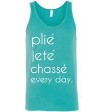 Load image into Gallery viewer, Plie Jete Chasse Unisex Tank Top
