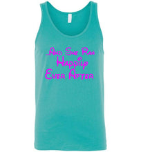 Load image into Gallery viewer, And She Ran Happily Ever After Unisex Tank Top
