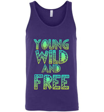Load image into Gallery viewer, Young Wild and Free Unisex Tank Top - The Glam Foxx
