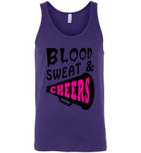 Load image into Gallery viewer, Blood Sweat and Cheers Cheerleader Tank Top
