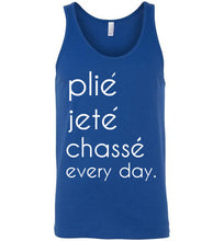Load image into Gallery viewer, Plie Jete Chasse Unisex Tank Top

