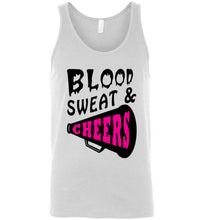 Load image into Gallery viewer, Blood Sweat and Cheers Cheerleader Tank Top
