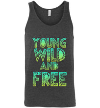 Load image into Gallery viewer, Young Wild and Free Unisex Tank Top - The Glam Foxx
