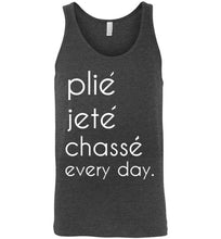 Load image into Gallery viewer, Plie Jete Chasse Unisex Tank Top
