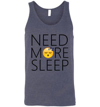 Load image into Gallery viewer, Need More Sleep Unisex Tank Top
