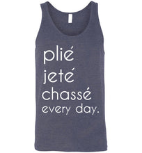 Load image into Gallery viewer, Plie Jete Chasse Unisex Tank Top
