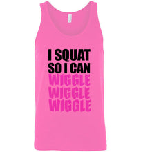 Load image into Gallery viewer, I Squat So I Can Wiggle Wiggle Wiggle Unisex Tank Top

