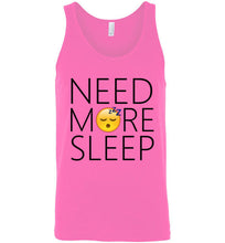 Load image into Gallery viewer, Need More Sleep Unisex Tank Top
