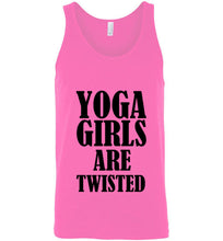 Load image into Gallery viewer, Yoga Girls are Twisted Unisex Tank Top
