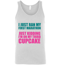 Load image into Gallery viewer, I Just Ran My First Marathon Unsiex Tank Top - The Glam Foxx
