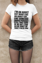 Load image into Gallery viewer, Adult Cat T Shirt - The Glam Foxx
