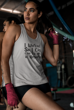 Load image into Gallery viewer, I Workout So I Can Climb the Stairs at Hogwarts Unisex Tank Top
