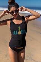 Load image into Gallery viewer, Aloha Pineapple Unisex Tank Top - The Glam Foxx
